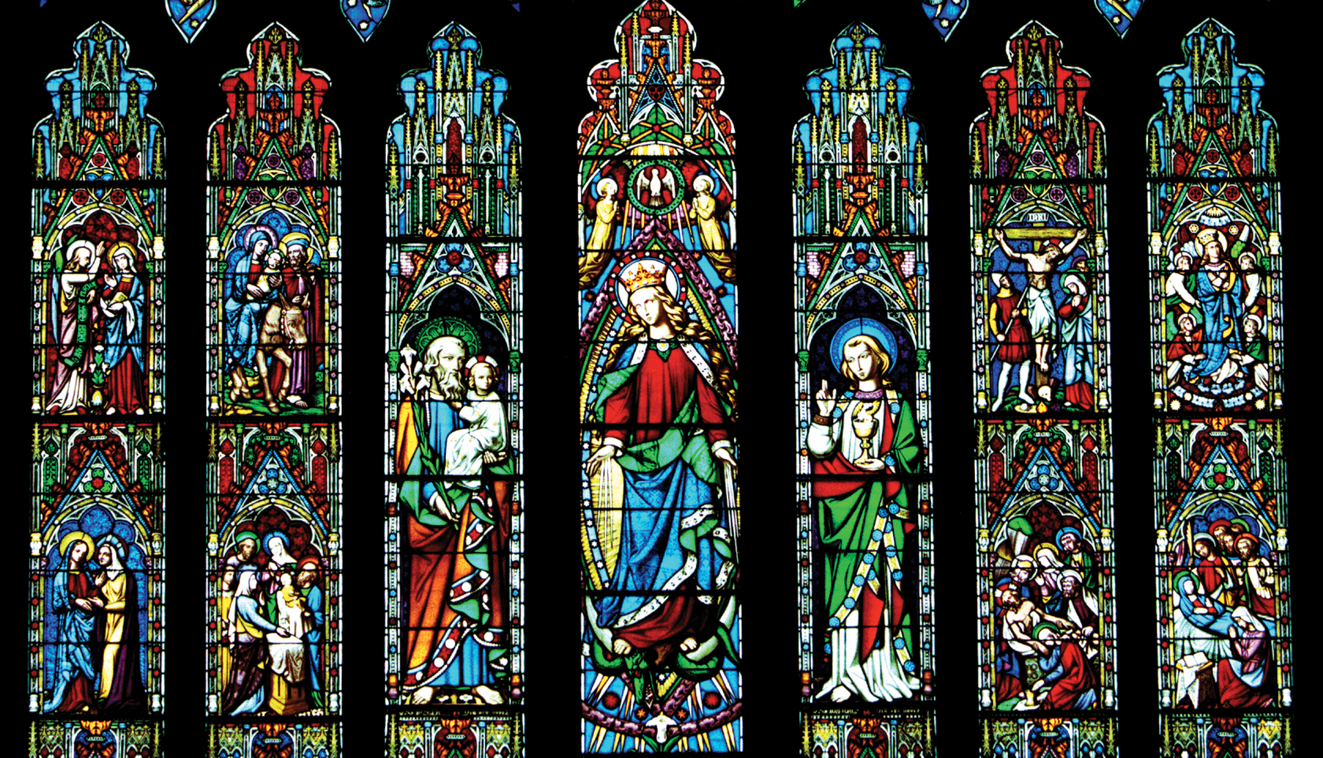 Cathedral Lady Window